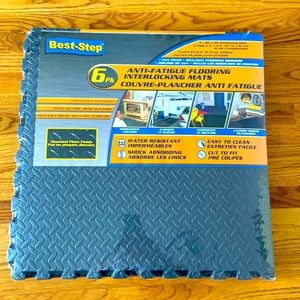 Anti-fatigue interlocking floor mats